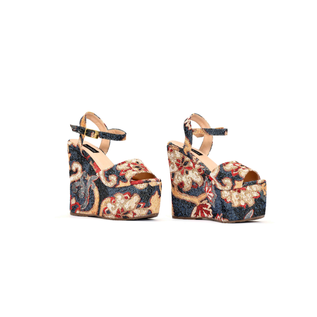 Sandra Denim Platforms